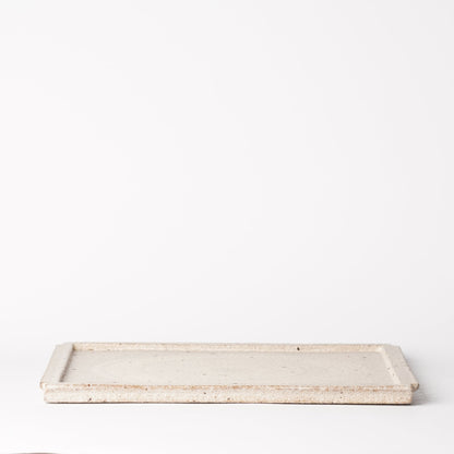 Futoshi Yamashita Volcanic Pottery Square Plate
