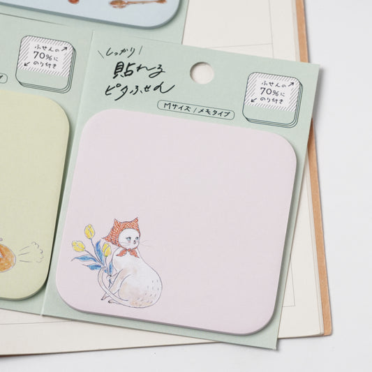 TOCOROCOMUGI Pita Sticky Notes M – Tulip Cat