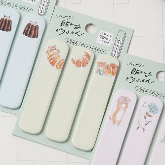TOCOROCOMUGI Pita Sticky Notes S – Croissant Cat