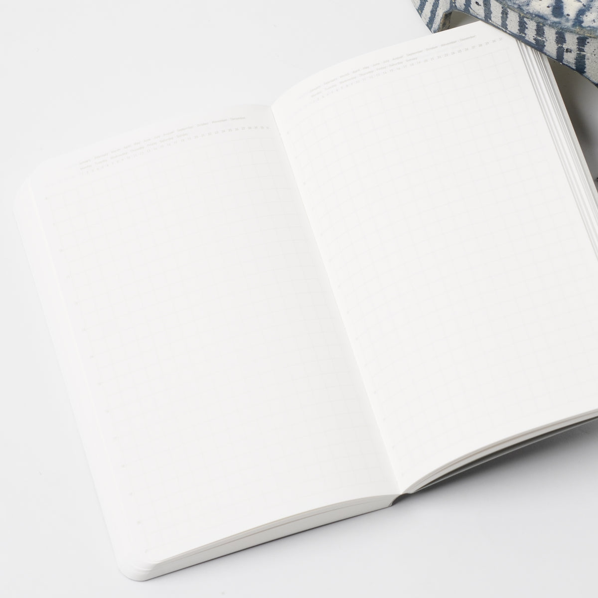 STALOGY 365 Days Notebook Grid A6 Slim