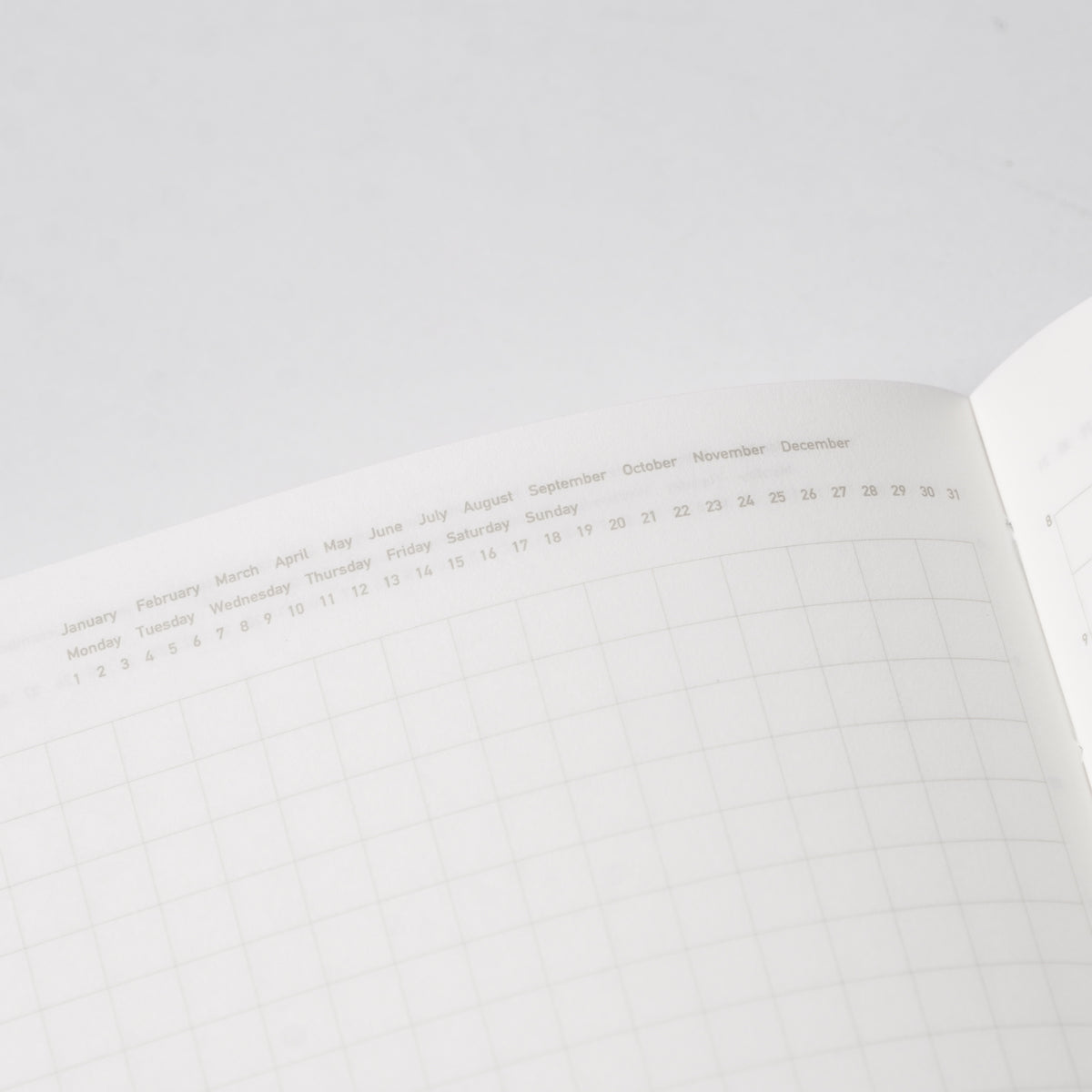 STALOGY 365 Days Notebook Grid A6 Slim