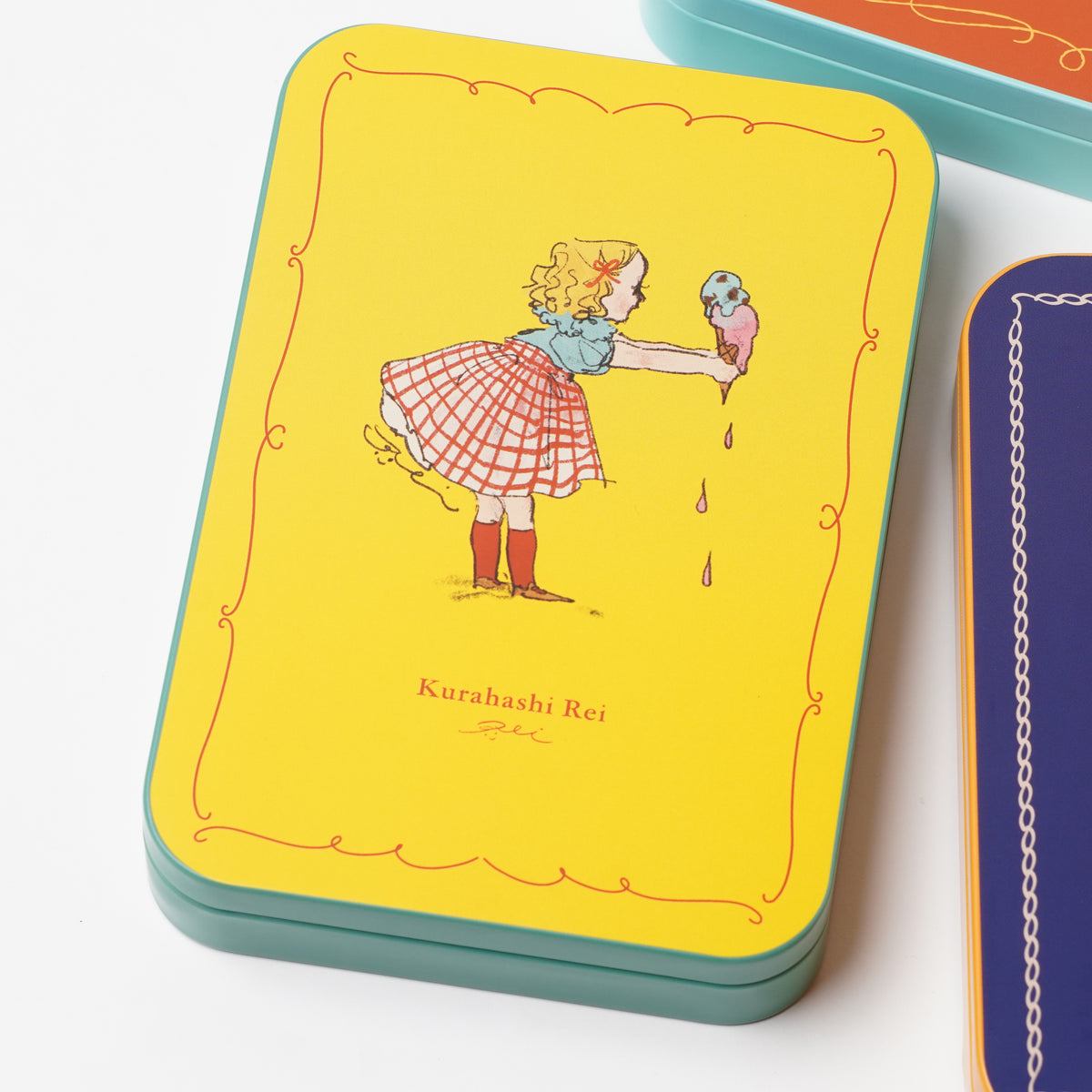 Kurahashi Rei Tin Postcard Set - Yellow