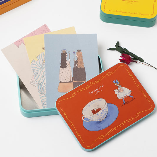 Kurahashi Rei Tin Postcard Set - BR