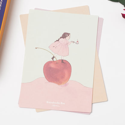 Kurahashi Rei Tin Postcard Set - NV