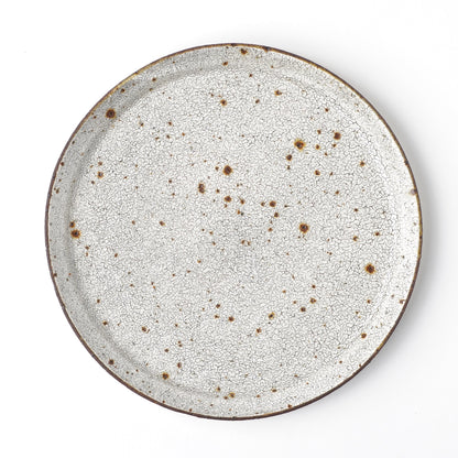 Futoshi Yamashita Volcanic Pottery White Plate