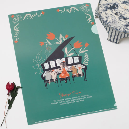 Piano Sonata - Shinzi Katoh Happy Tone A4 Clear File