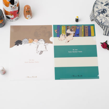Reading - Shinzi Katoh My dear cats A5 Clear File