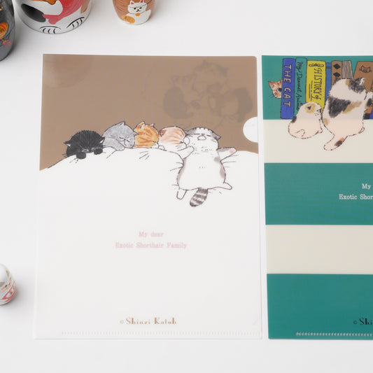 Suyasuyasu Neko - Shinzi Katoh My dear cats A5 Clear File