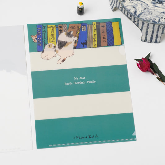Reading - Shinzi Katoh My dear cats A5 Clear File