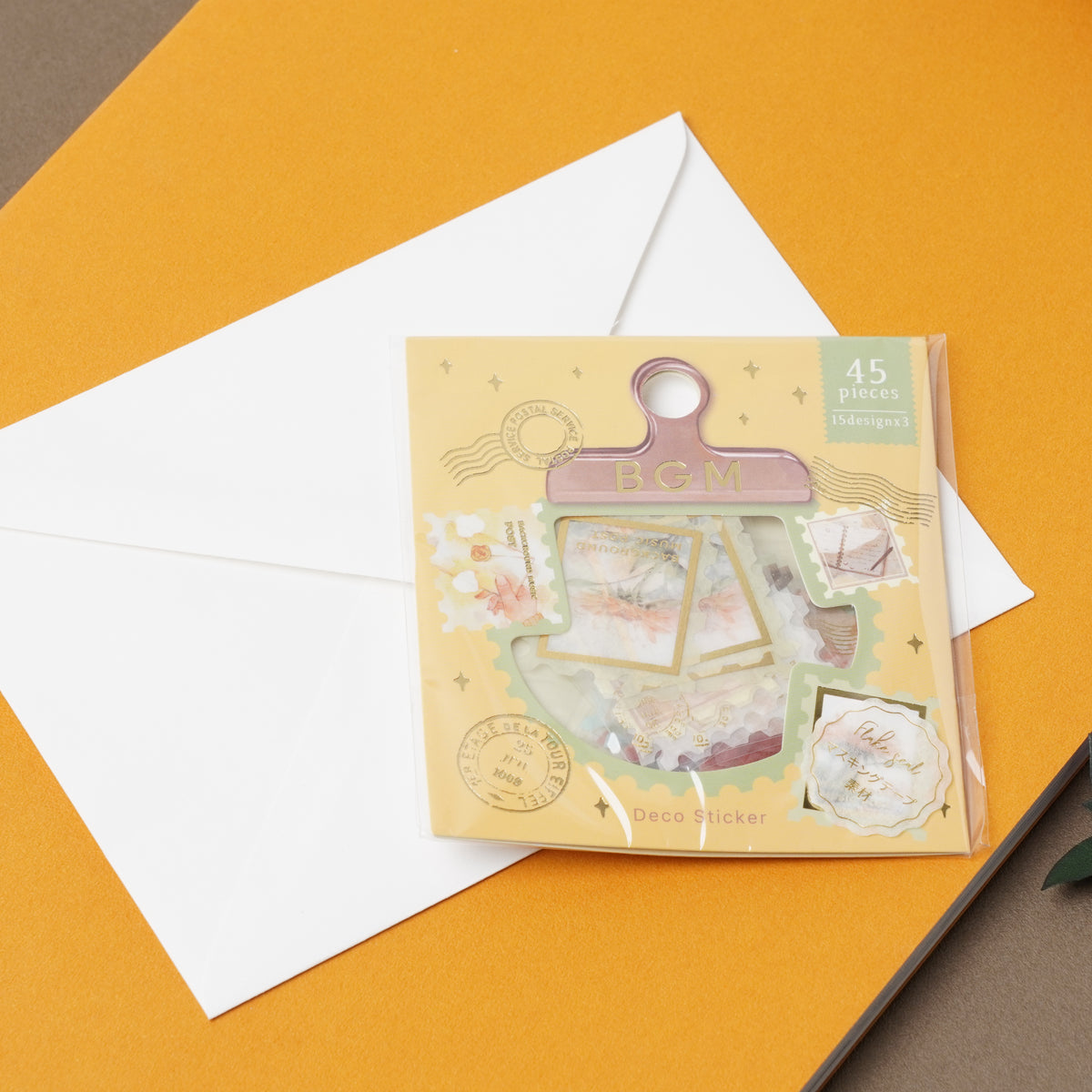 Japanese Post Office Story Foil-Stamped Flake Stickers