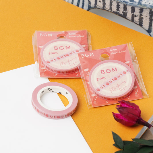 BGM 5mm Washi Masking Tape | Japanese Planner Deco Tape