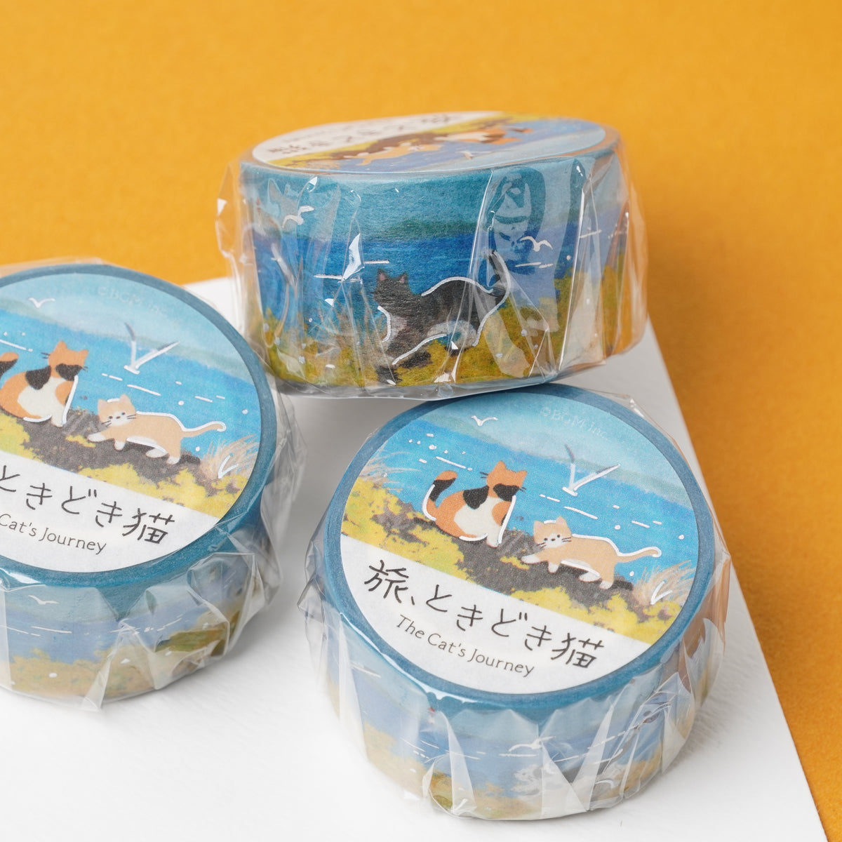 BGM ravel & Cat Planner Tape - Sea Breeze