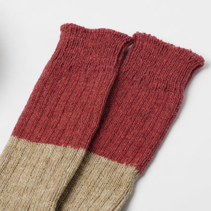 【knitwin】 Wool Cotton Slub Socks S