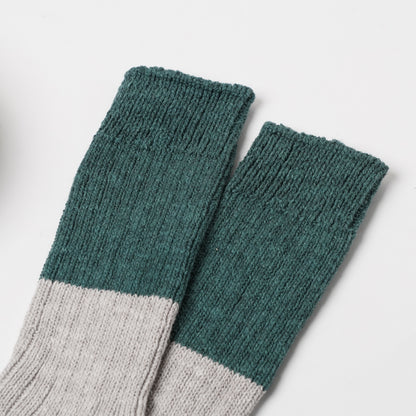 【knitwin】 Wool Cotton Slub Socks S