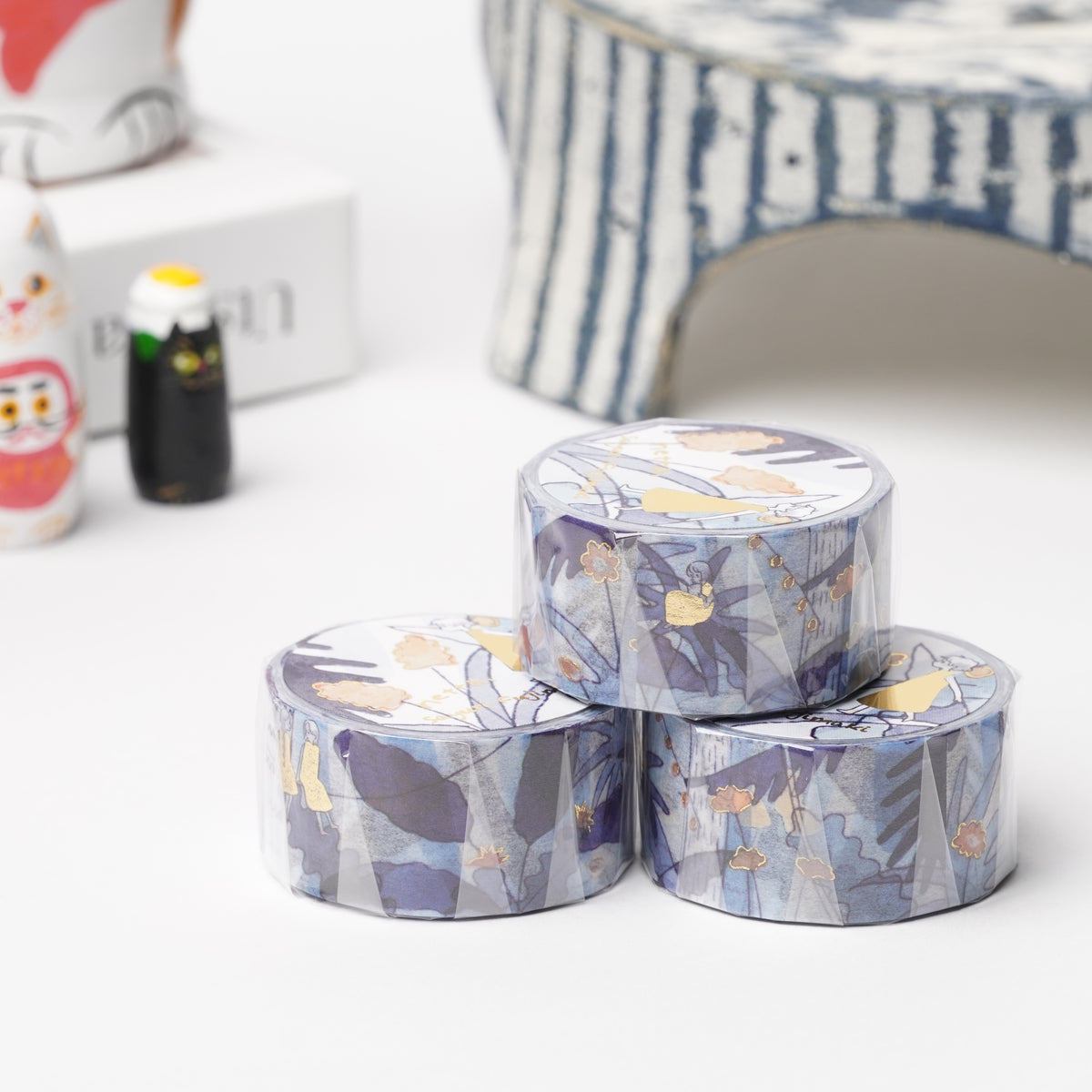 Cozyca Products Golds Foil Washi Masking Tape - Sayuri Fujimaki nettai Washi Tape