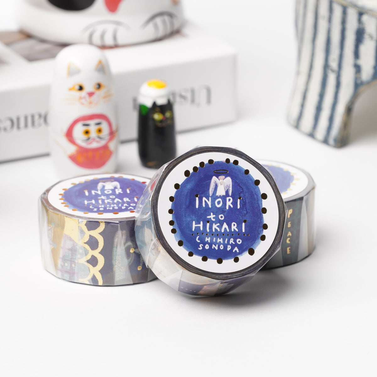 Cozyca Products Golds Foil Washi Masking Tape - Chihiro Sonoda INORI to HIKARI Washi Tape