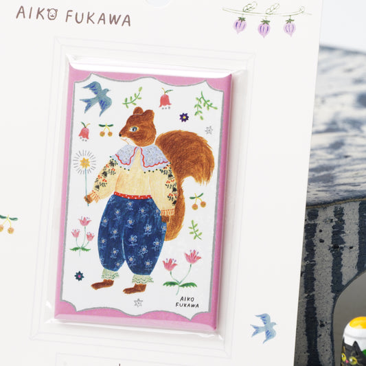 Aiko Fukawa charm Square Magnet | Cozyca Products