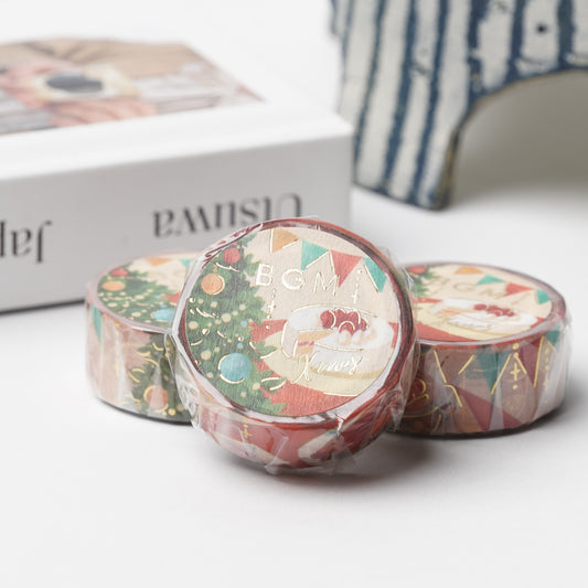 BGM Christmas Gathering Foil Washi Tape | 2026 Limited Edition