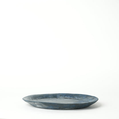 Akiko Yanagawa Rim Dinner Plate Blue