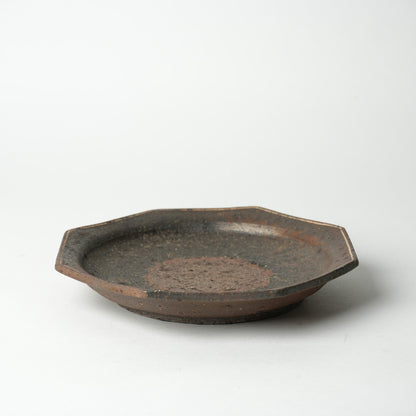 Keiji Tanaka Octagon Plate Nanban Woodfired
