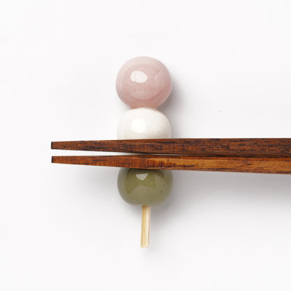 Ihoshiro Kiln Chopstick Rest – Sanshoku Dango Japanese Sweet