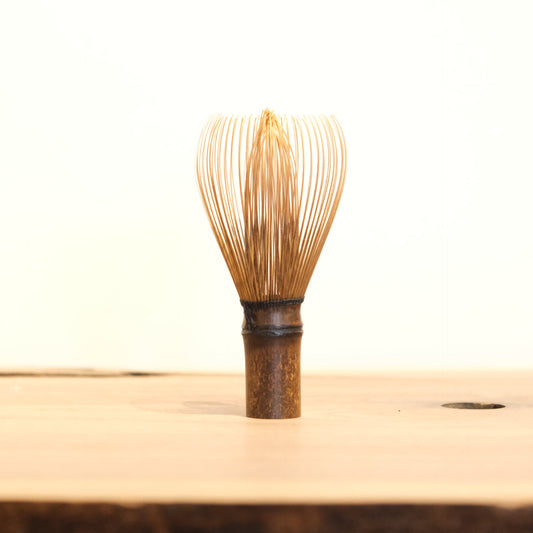 Chikumeido  Black Bamboo Chasen Matcha Whisk 100 Prong