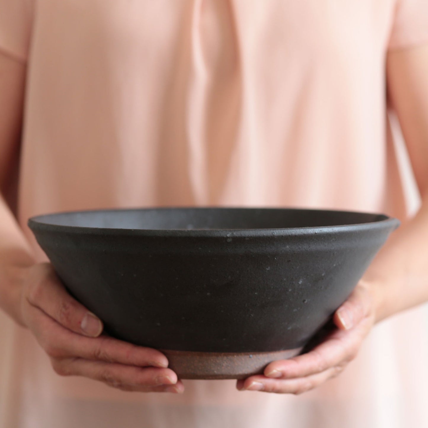 Yamatada Ceramique Mortar Molded Large Black