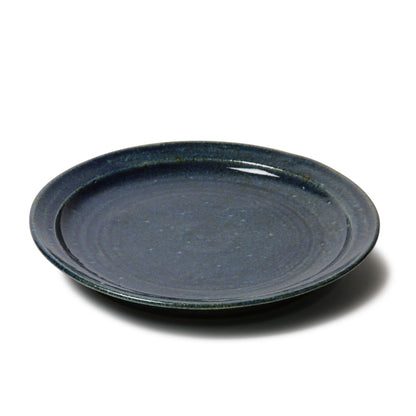 Keiko Nakamura  Round Plate Large Indigo