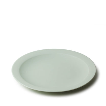 KANEAKI SAKAI POTTERY flat 7 plate pale blue