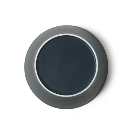 KANEAKI SAKAI POTTERY flat bowl cobalt