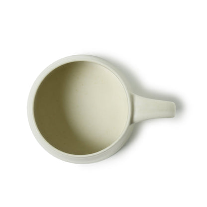 KANEAKI SAKAI POTTERY flat S mug ivory