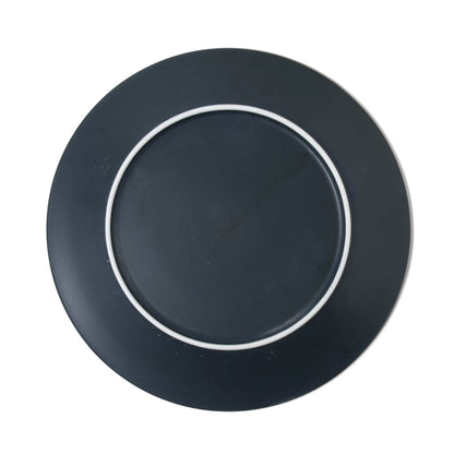 KANEAKI SAKAI POTTERY flat 7 plate cobalt