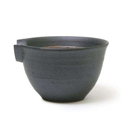 Yamatada Ceramique Mortar Katakuchi Medium Black